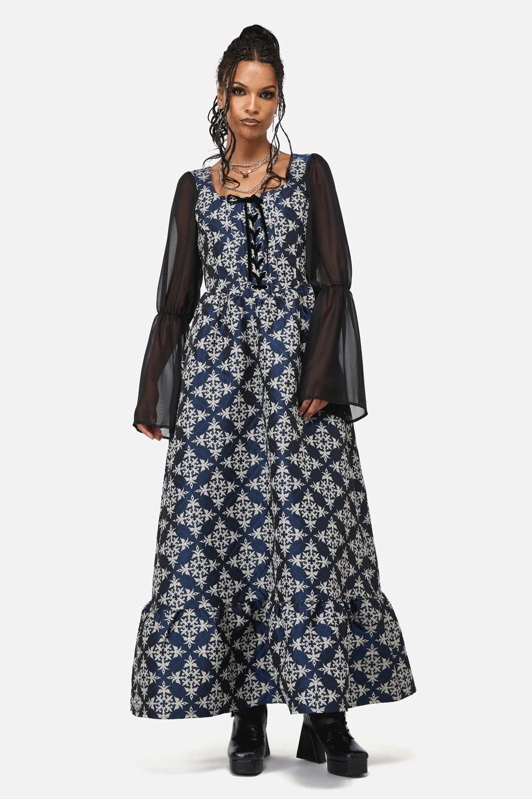 Dame Brocade Gown