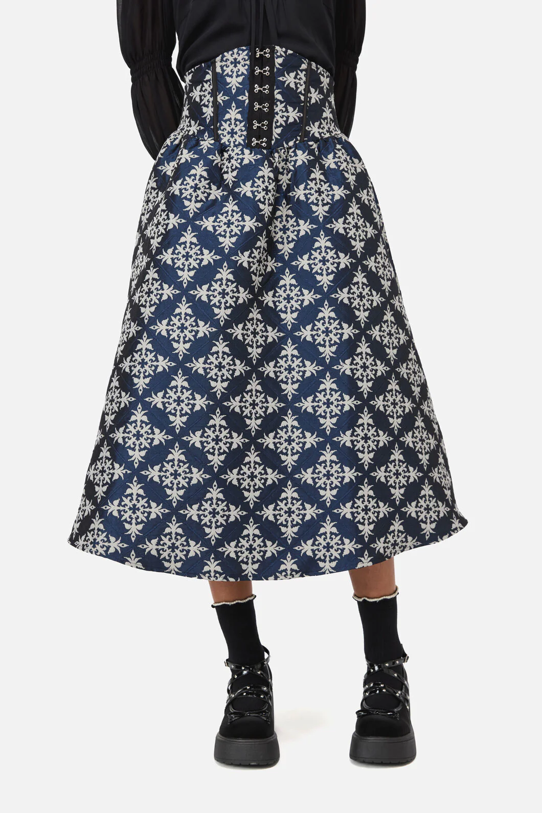 Dame Brocade Skirt - Image 2
