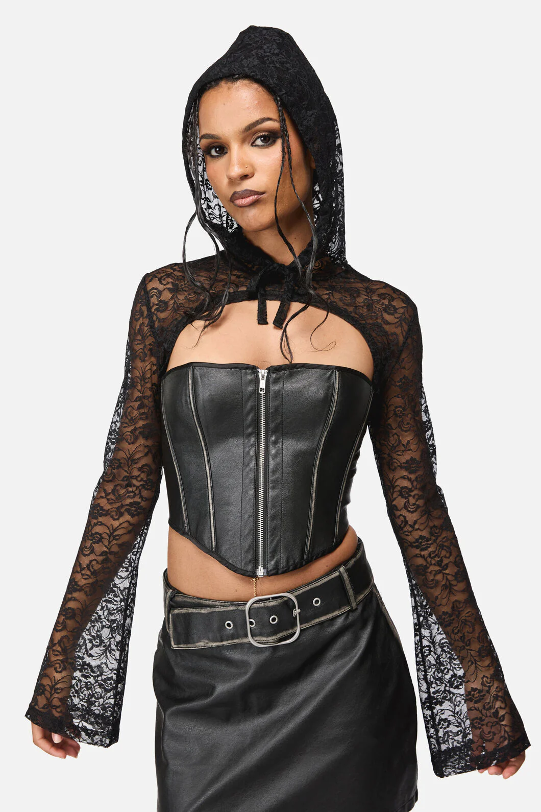 Dame Lace Hood Top - Image 2