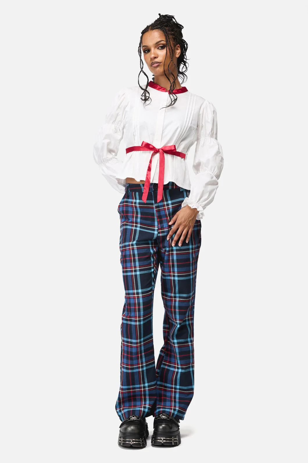 Dame Long Sleeve Ribbon Blouse - Image 6