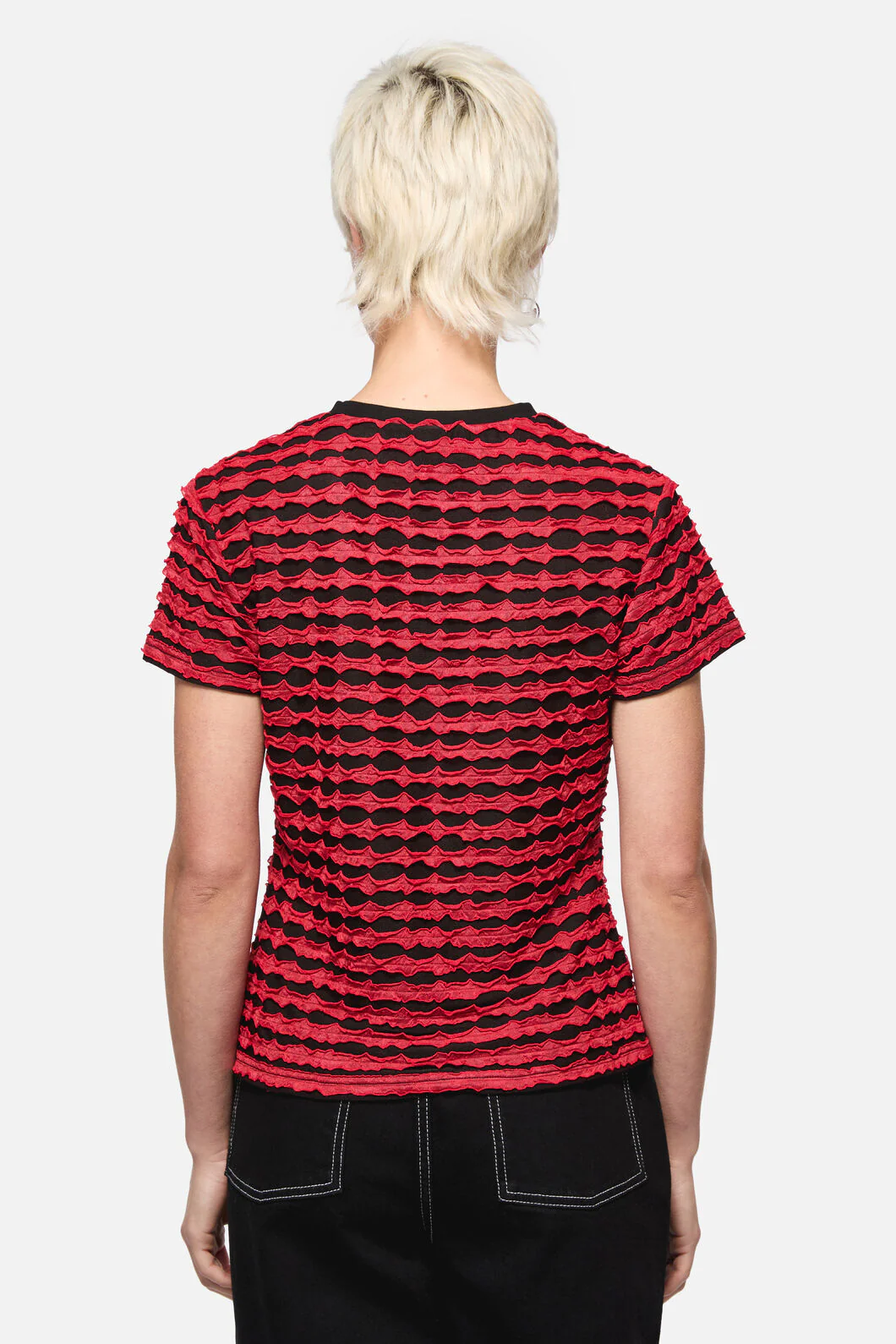 Dangerous Distressed Mesh Top - Image 5