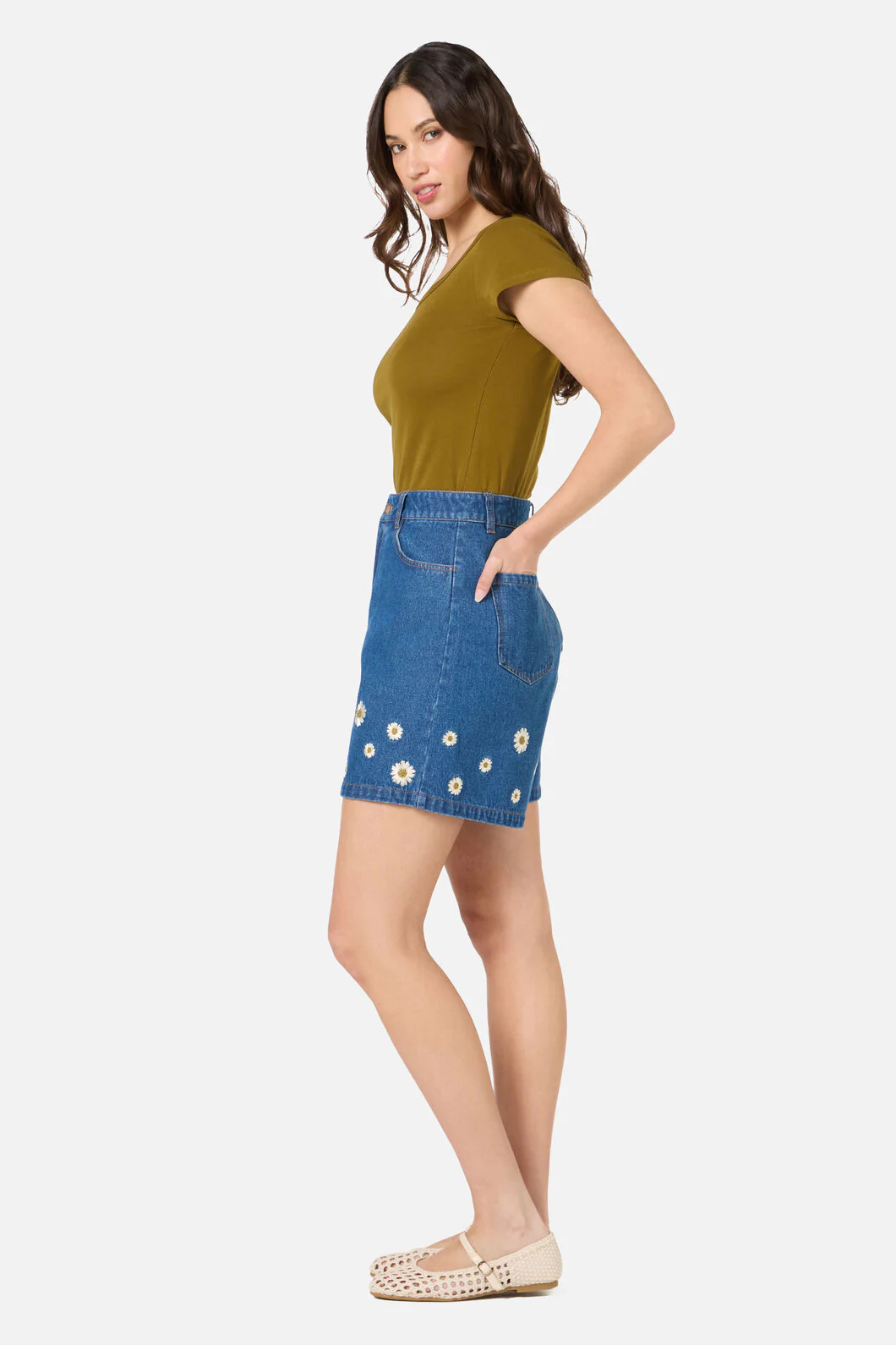 Daria Denim Short - Image 3