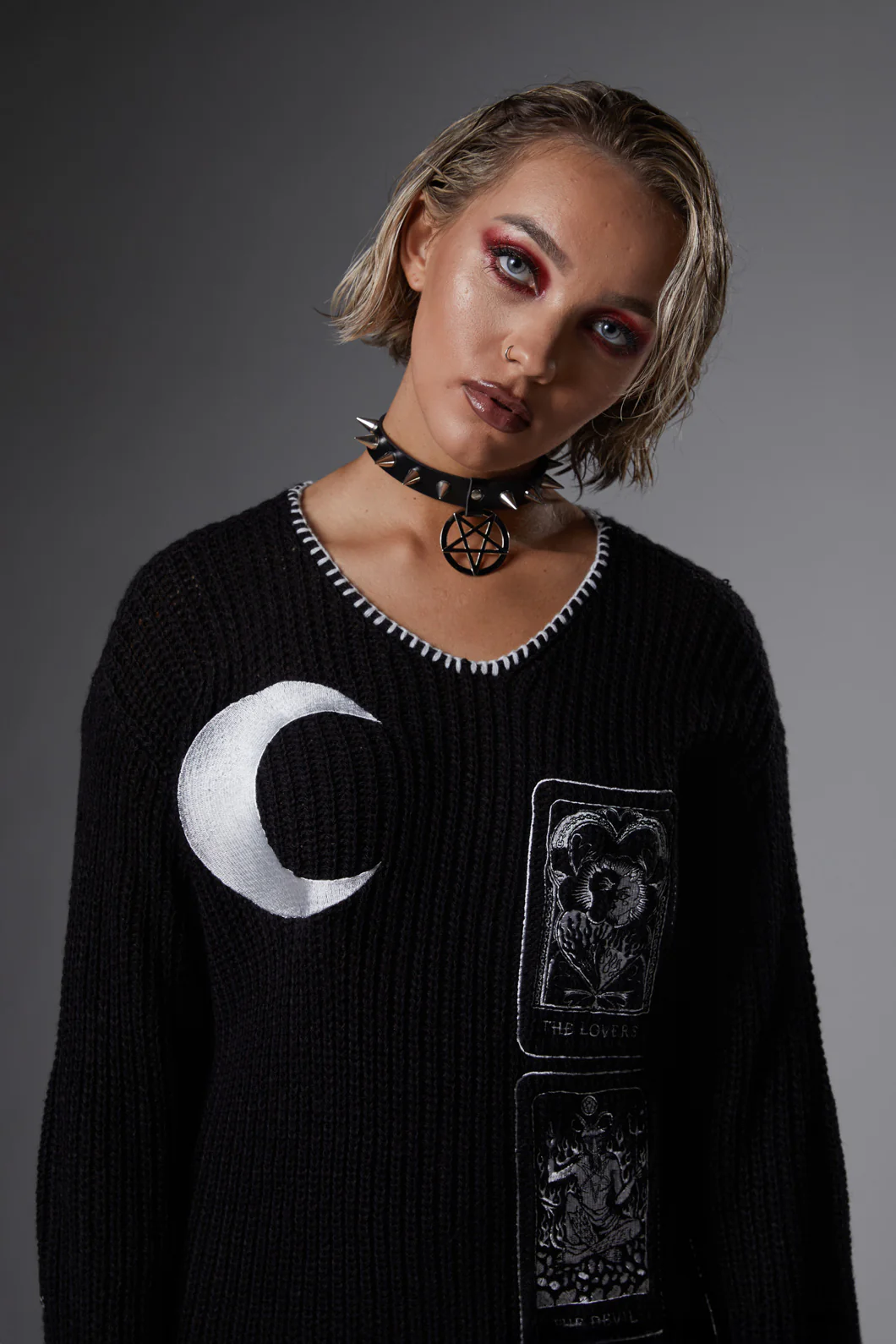 Dark Tarot Oversized Knit Jumper - Image 3