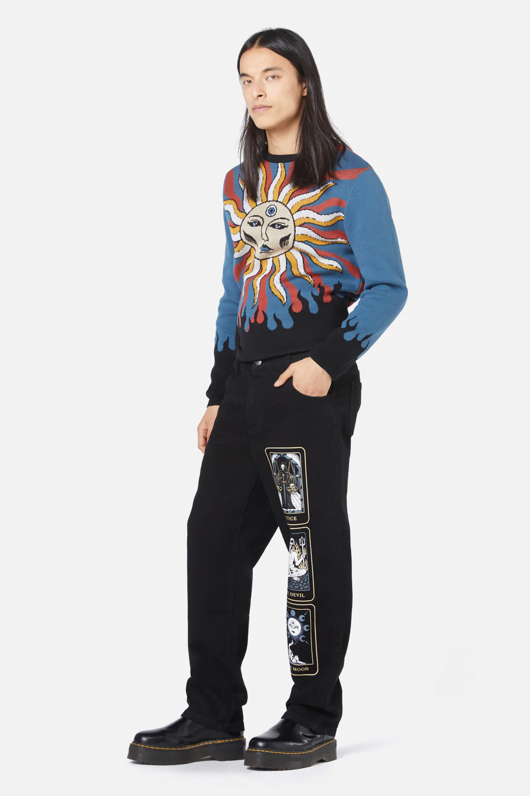 Dark Tarot Unisex Jean - Image 3