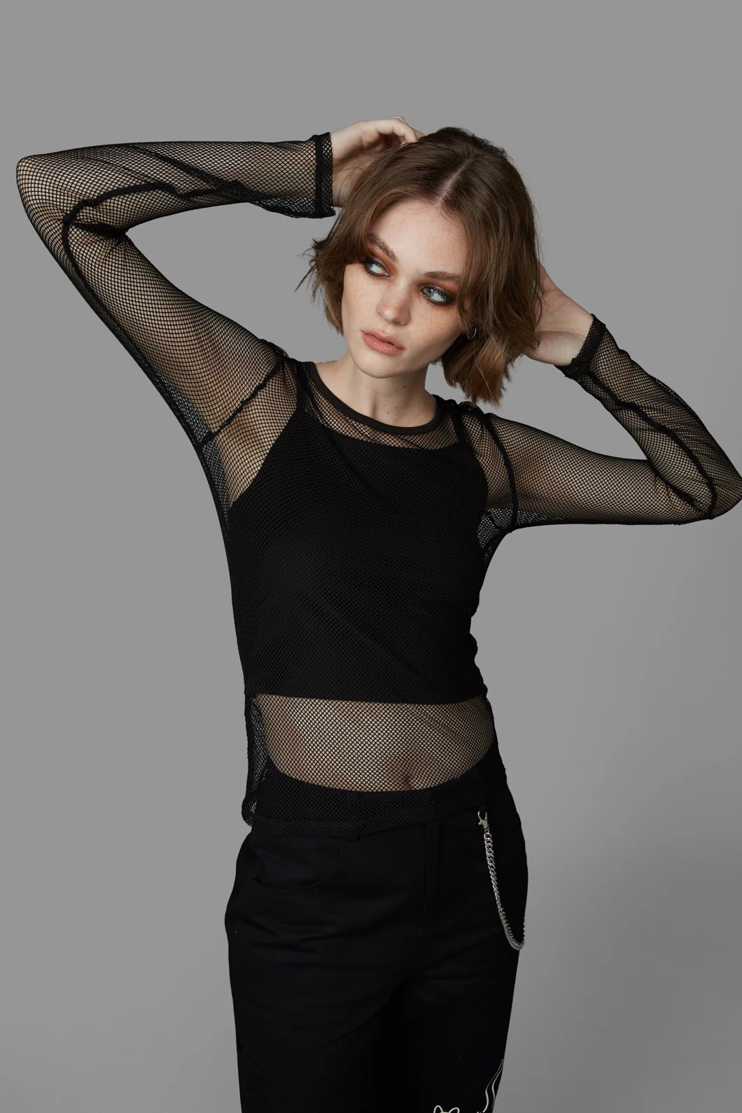 Dead Inside Mesh Top - Image 2