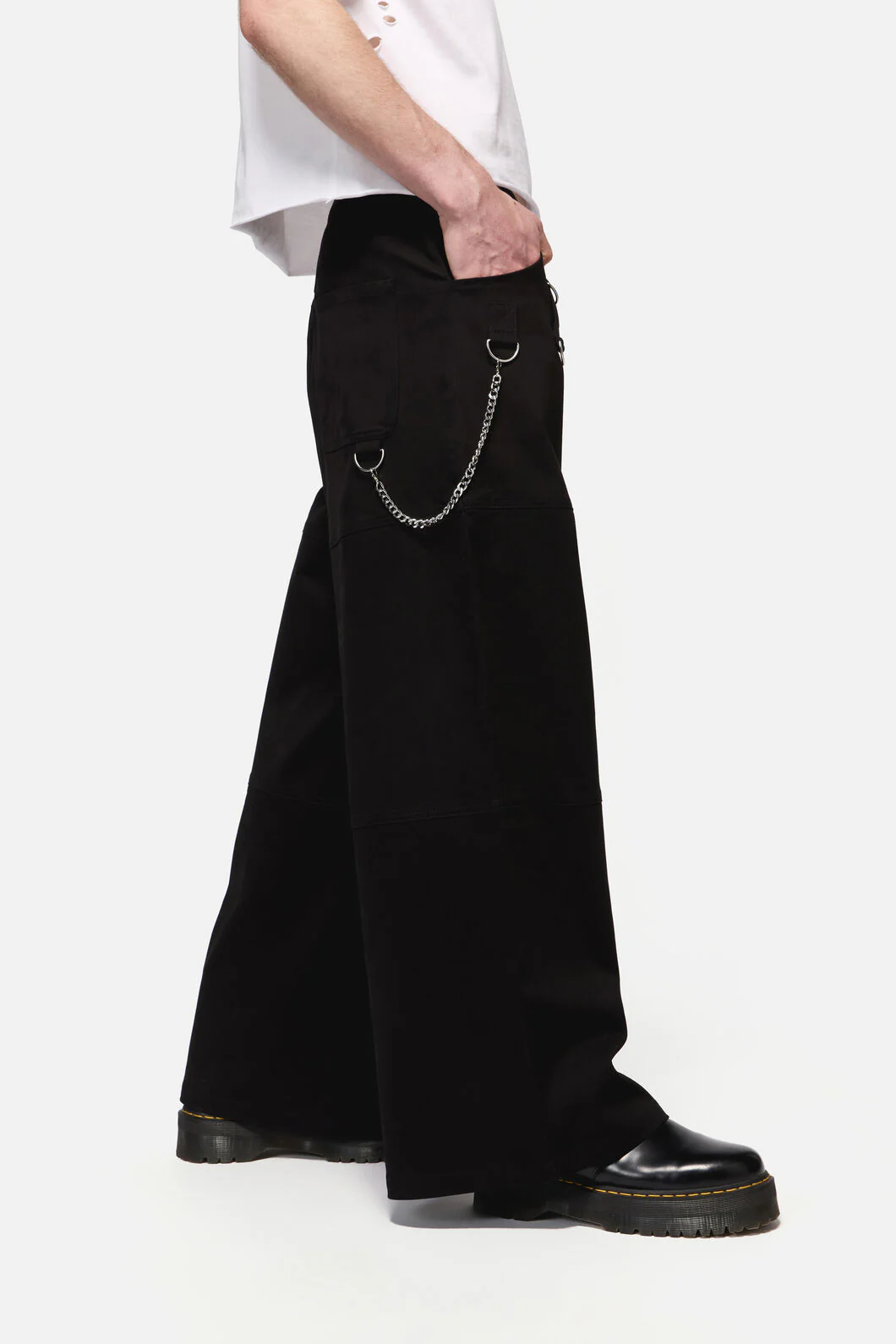 Defiant Grunge Trim Wide Leg Cargo - Image 6