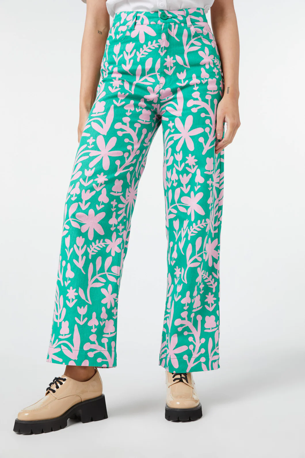Della Floral Printed Jean - Image 3