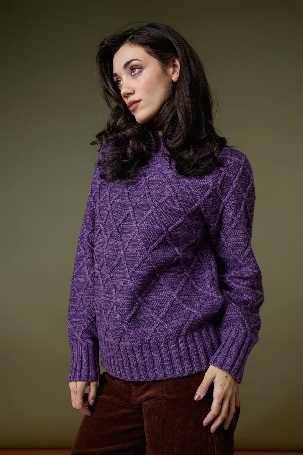 Demi Diamond Knit Jumper - Image 7