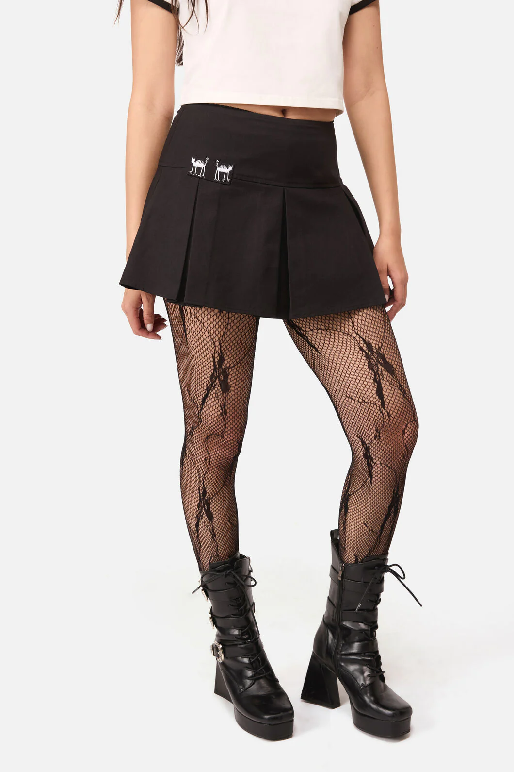 Demons Goth Mini Skort - Image 2