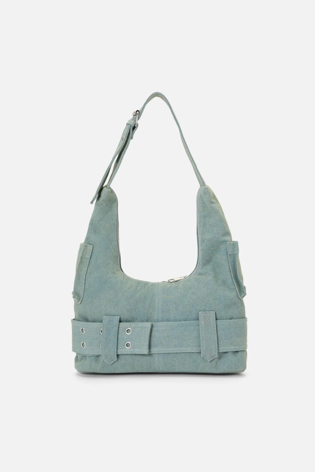Denim Slouch Bag - Image 6