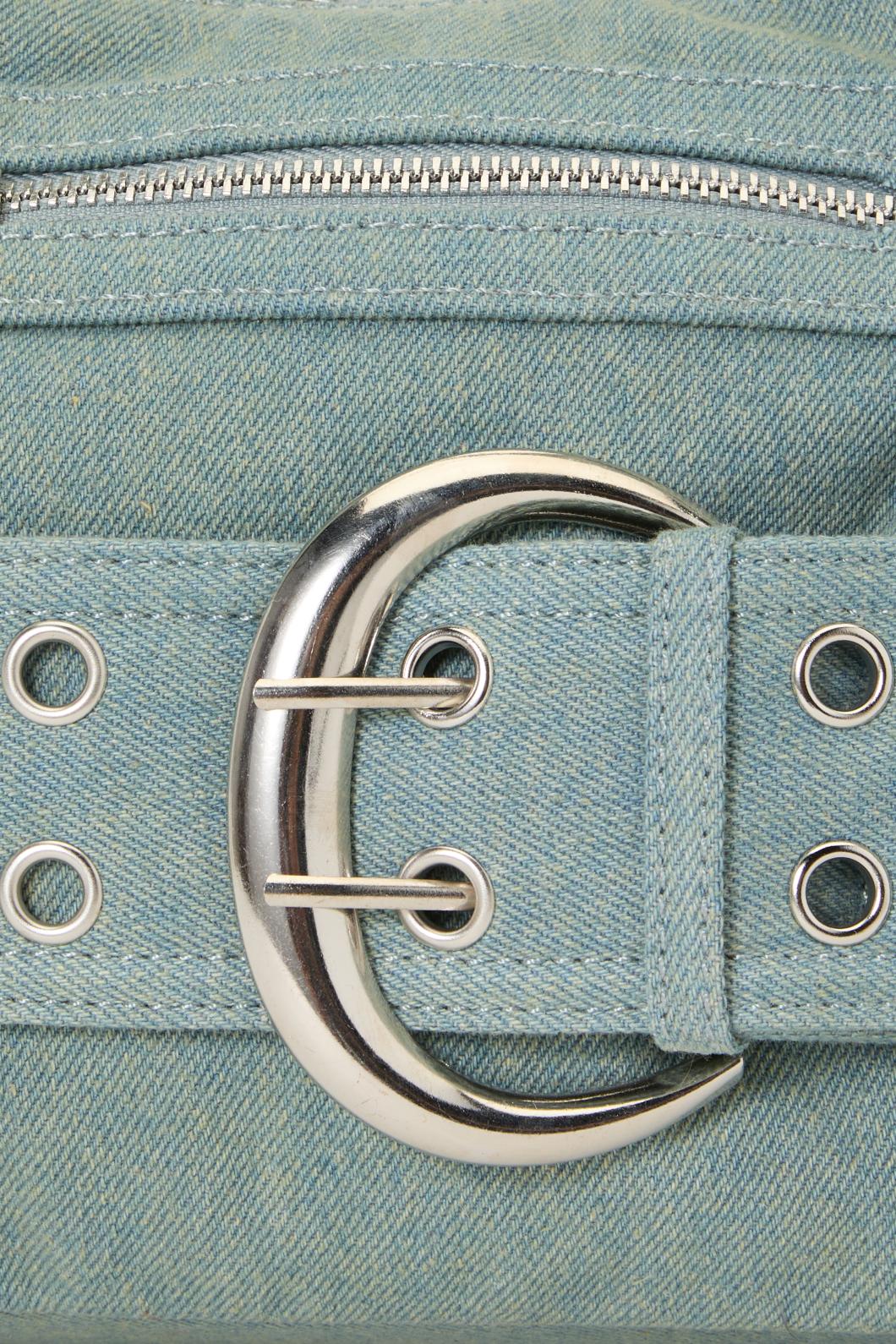 Denim Slouch Bag - Image 7