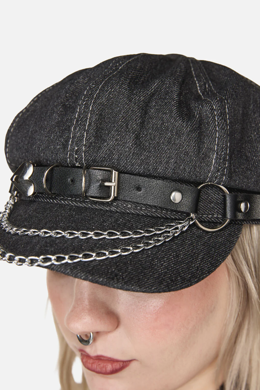 Denim Slouch Cap - Image 6