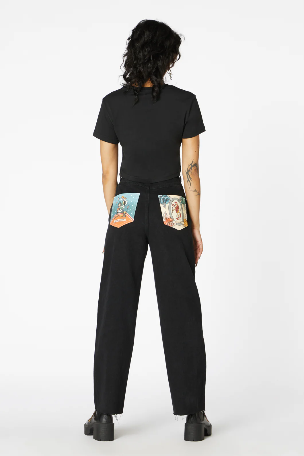 Denim Tarot Pocket Jeans - Image 4