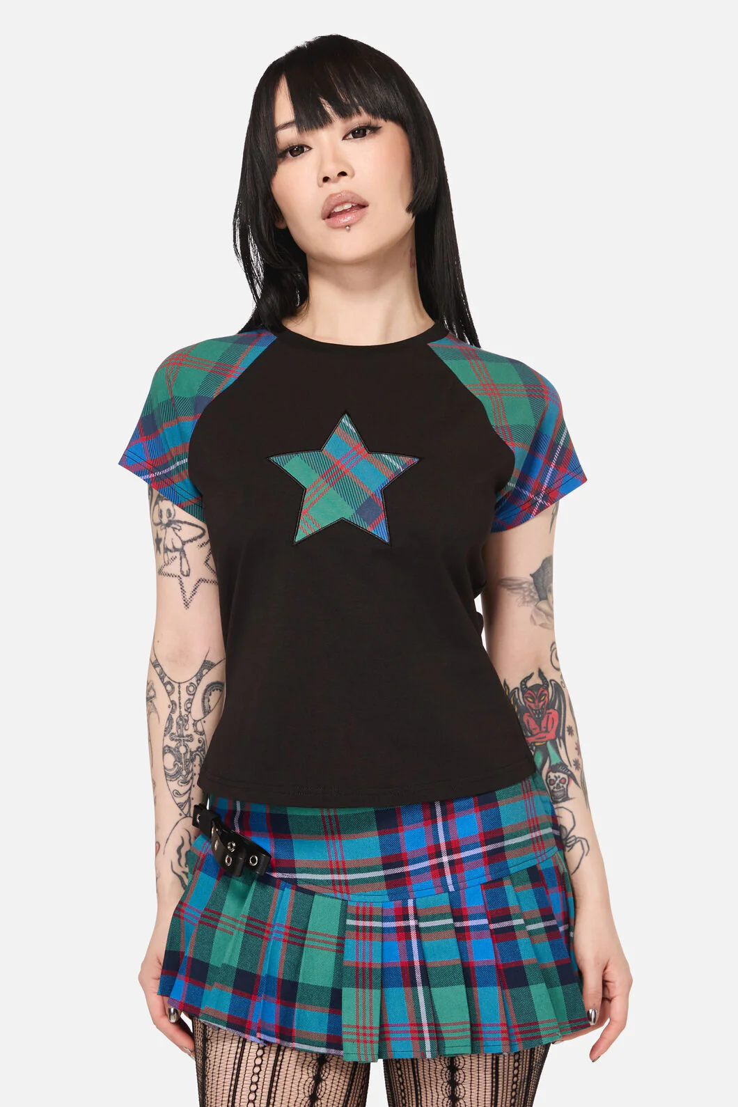 Diablo Goth Tartan Tee