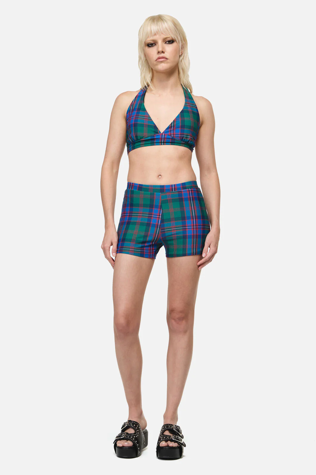 Diablo Tartan Bikini Bottom