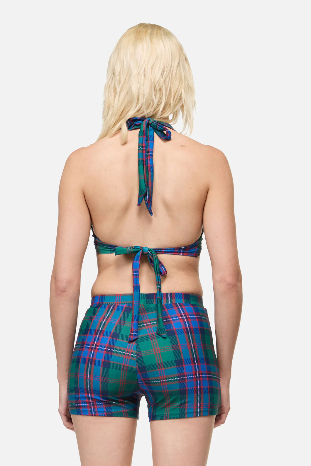 Diablo Tartan Bikini Bottom - Image 4