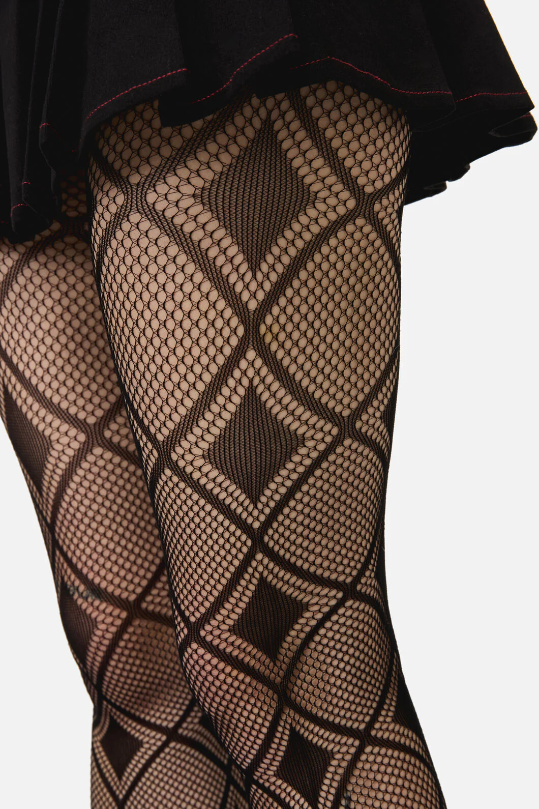 Diamond Mesh Tights - Image 2
