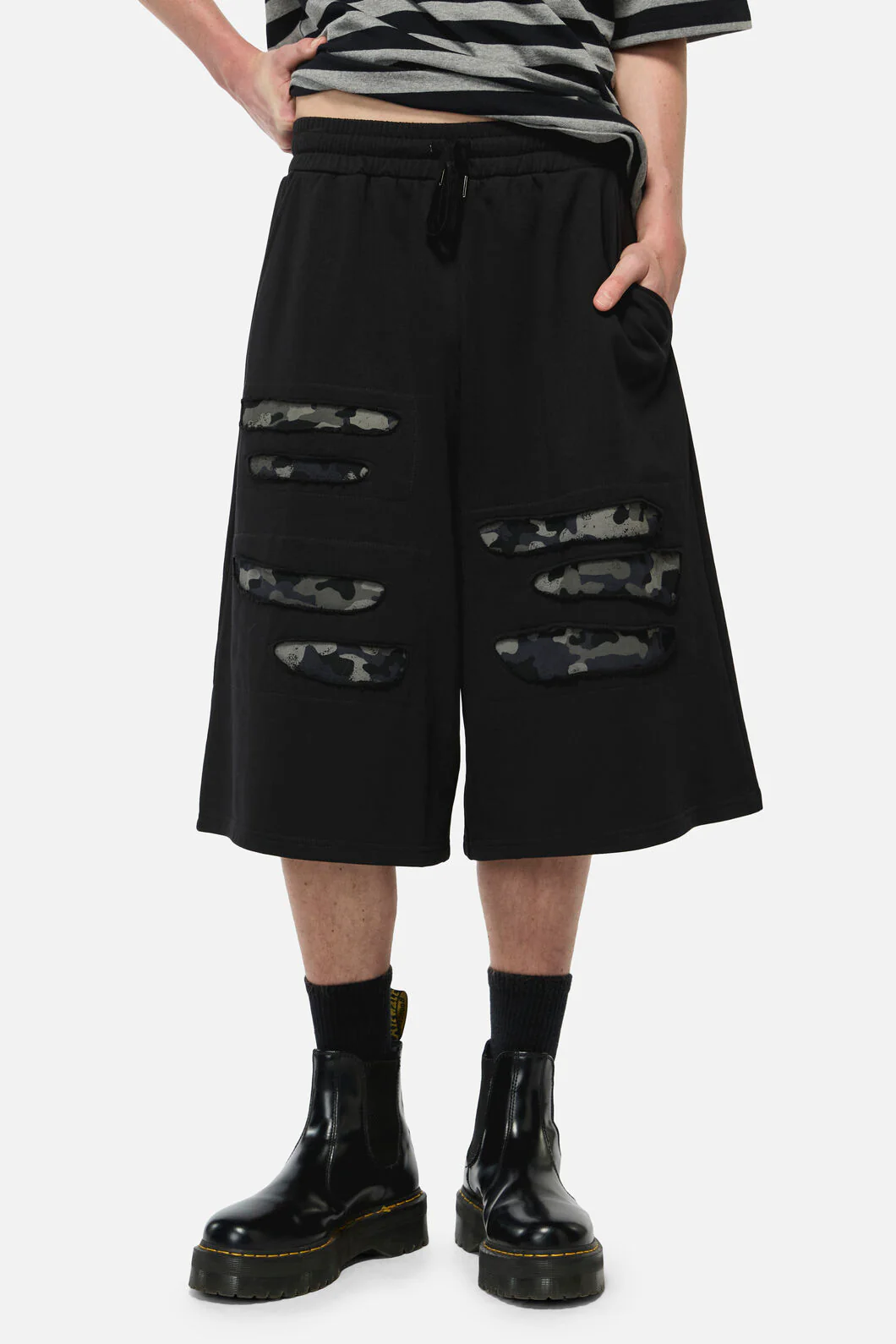 Disruptive Cutout Camo Shorts - Image 3