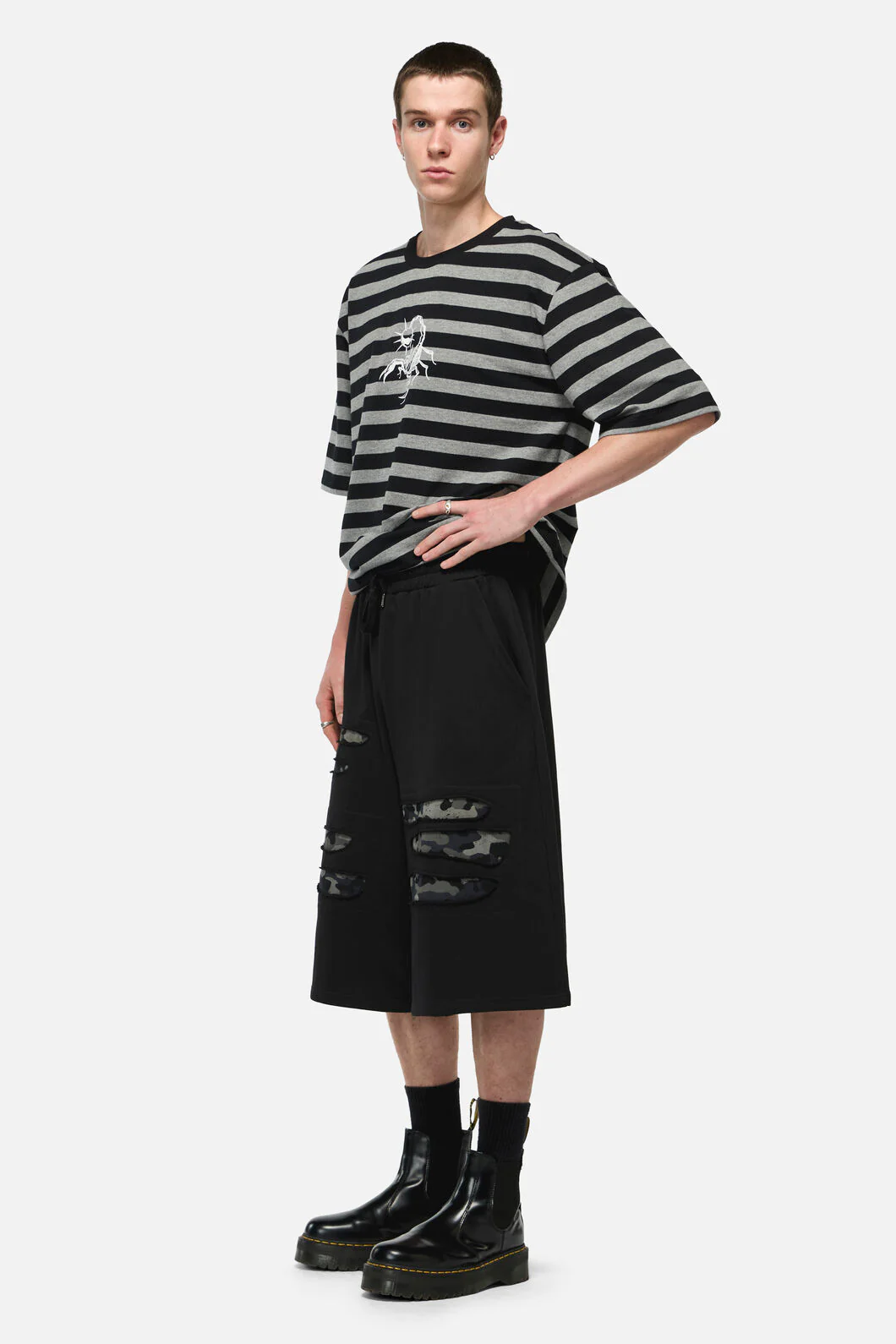 Disruptive Cutout Camo Shorts - Image 4