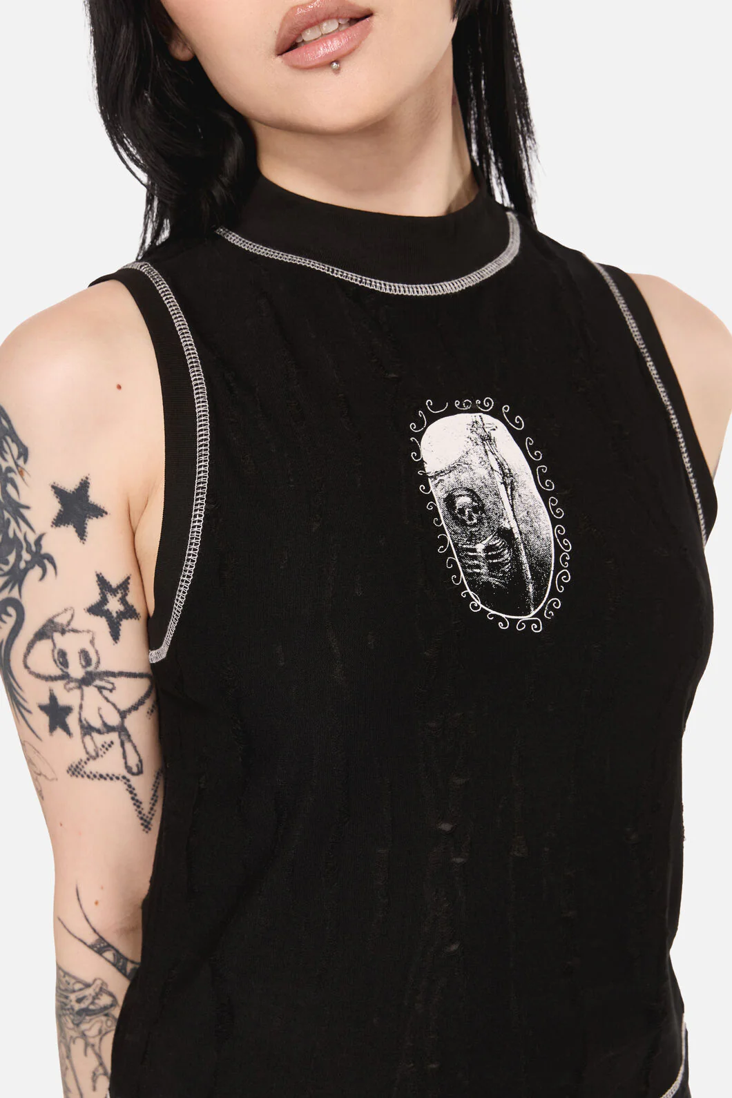 Disturbing Goth Tank Top - Image 5