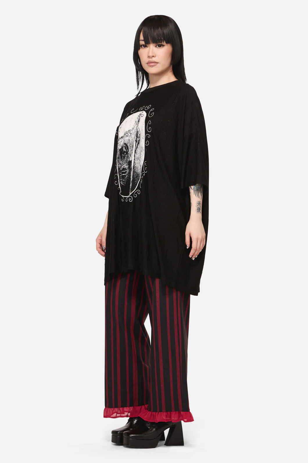 Disturbing Oversized Goth Tee - Image 3