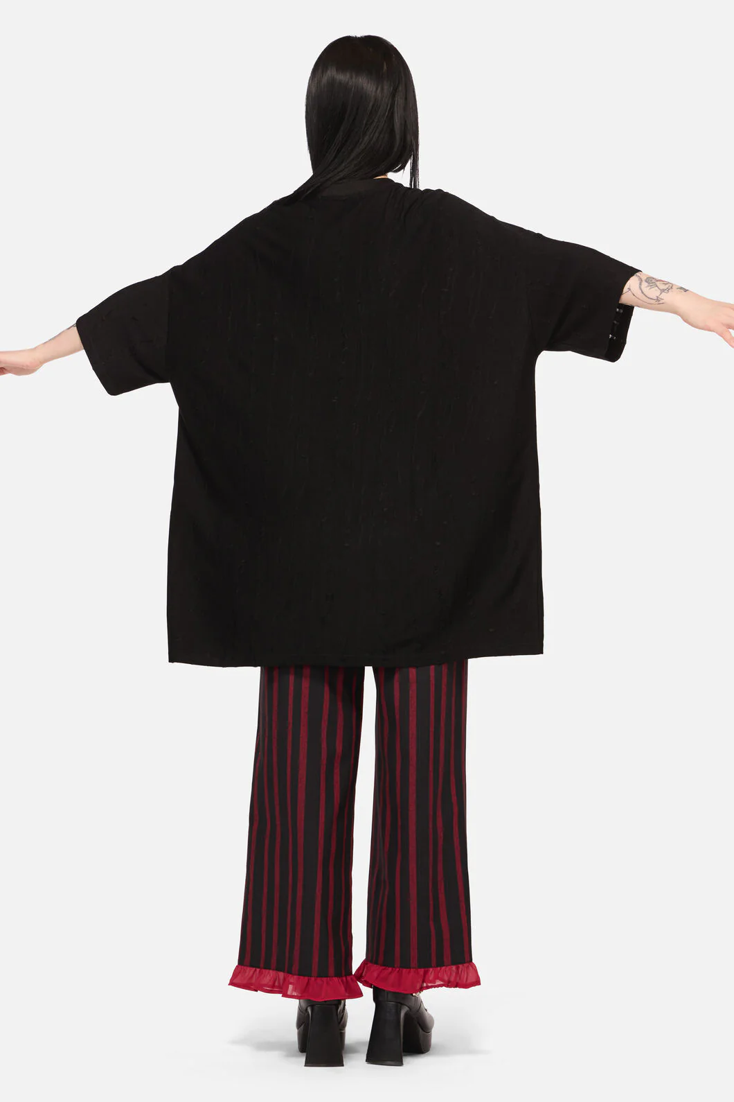 Disturbing Oversized Goth Tee - Image 5