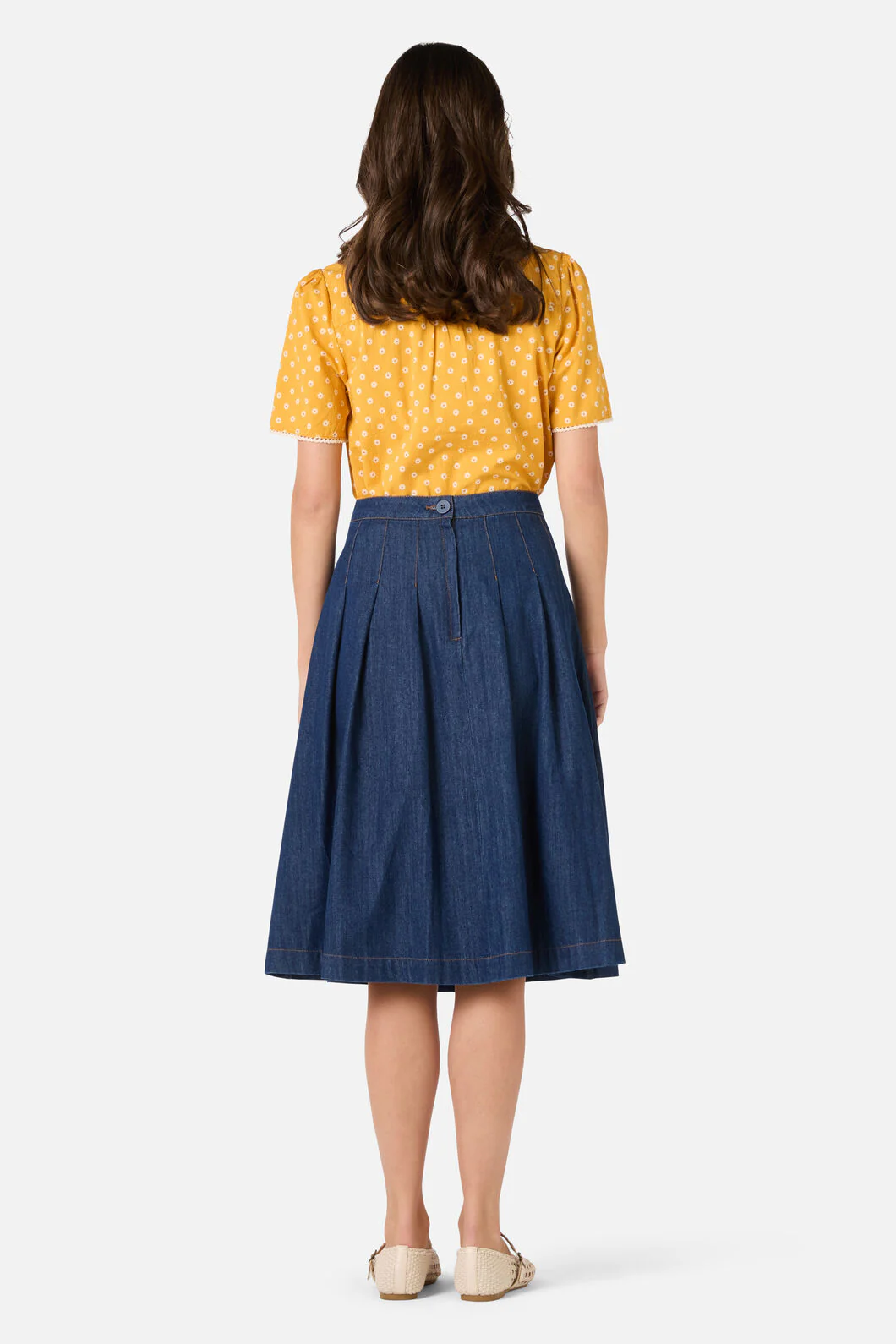 Ditsy Daisy Retro Blouse - Image 11