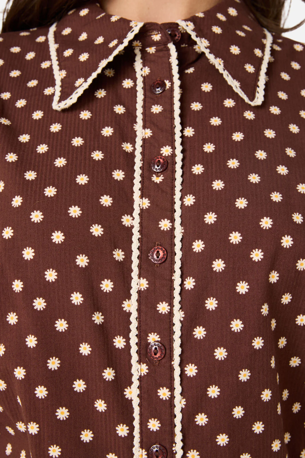 Ditsy Daisy Retro Blouse - Image 6