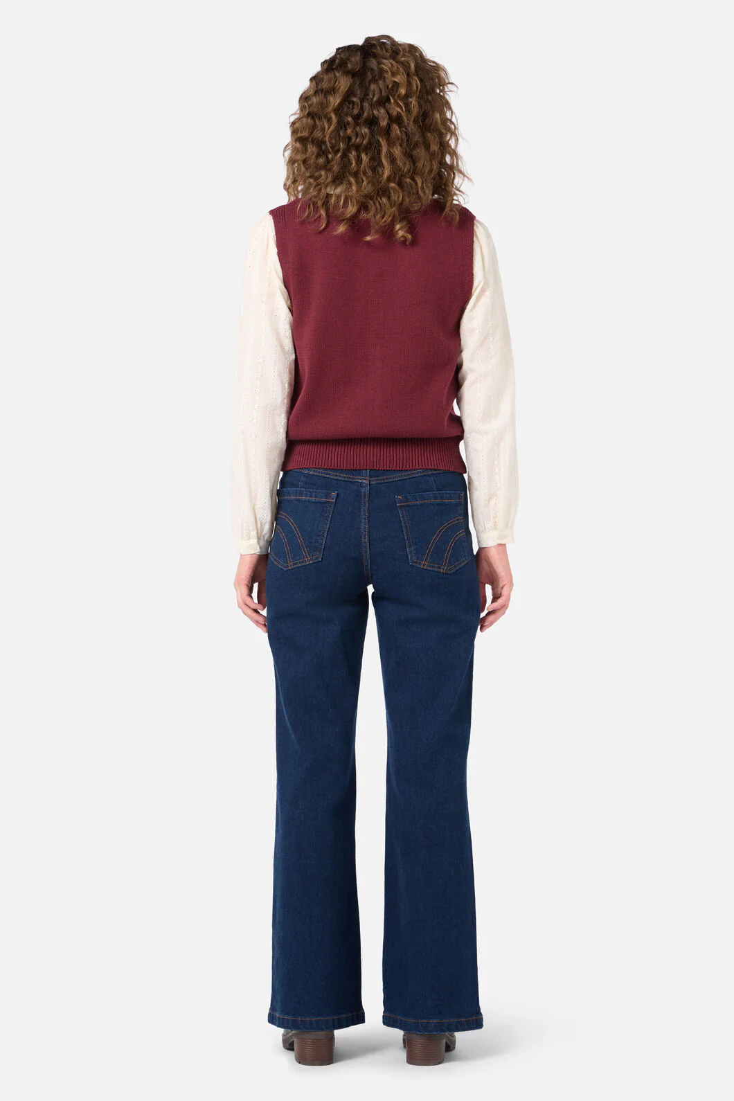 Ditsy Embroidered Knit Vest - Image 7