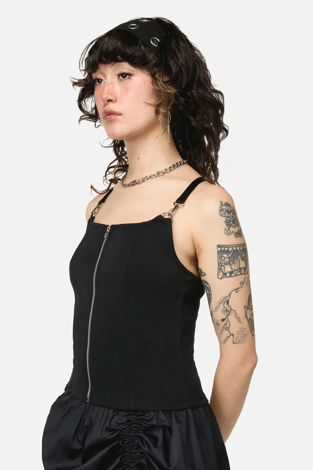 Divination Goth Zip Top - Image 2