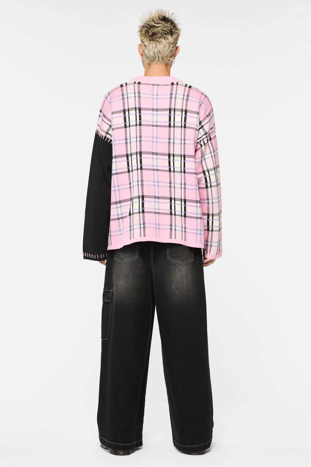 Dragon Scale Tartan Patch Knit - Image 4