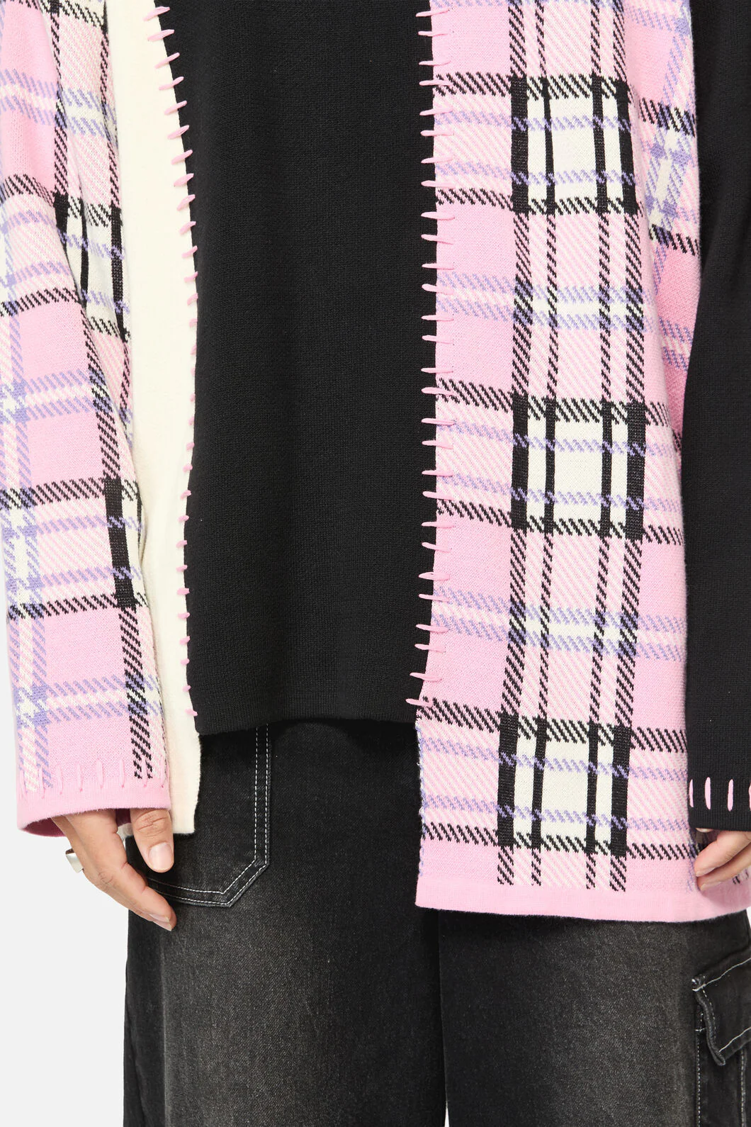 Dragon Scale Tartan Patch Knit - Image 5