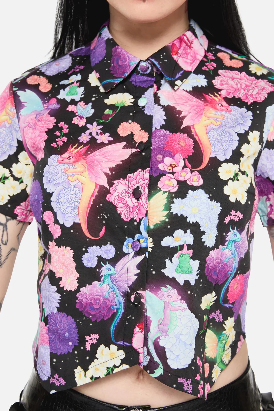 Dragons Grove Fitted Blouse - Image 5