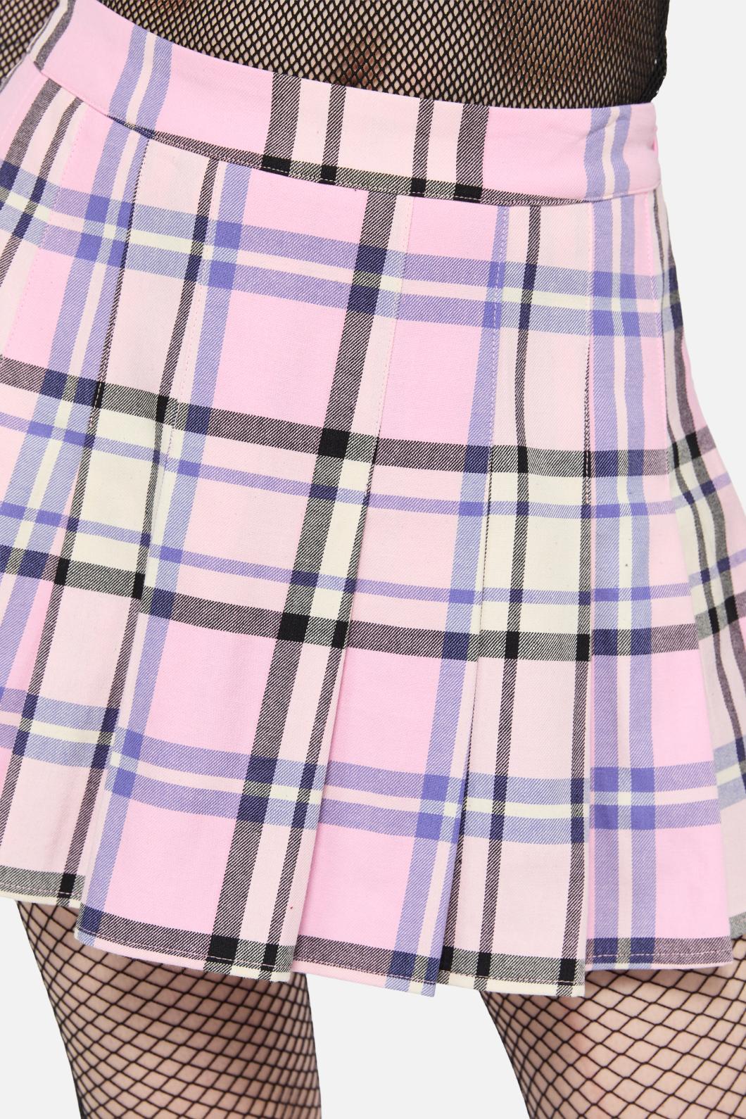 Dragon Scales Tartan Pleated Skort - Image 5