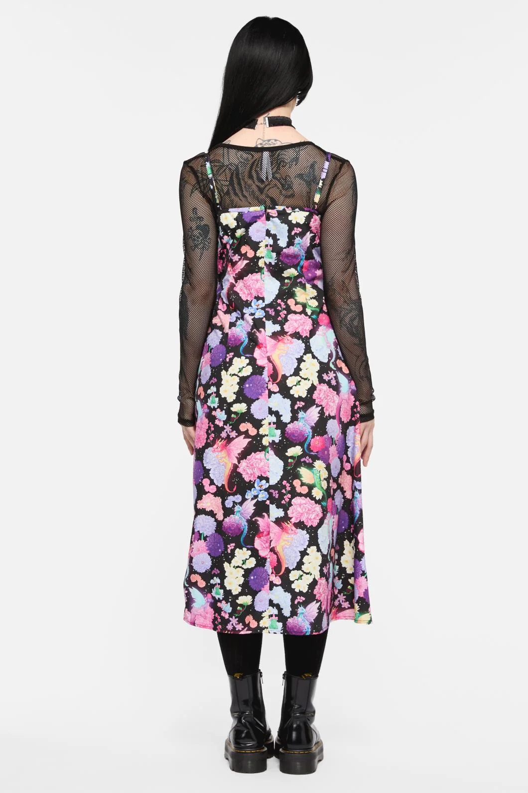 Dragons Grove Drawstring Slip Dress - Image 4