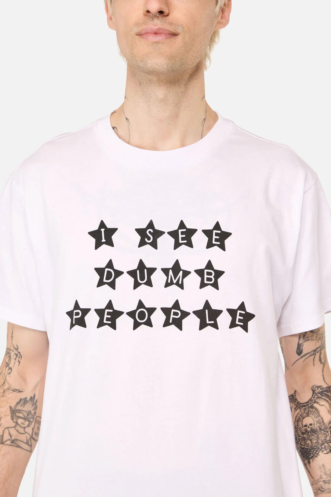 Dumb People Unisex Tee - Image 4