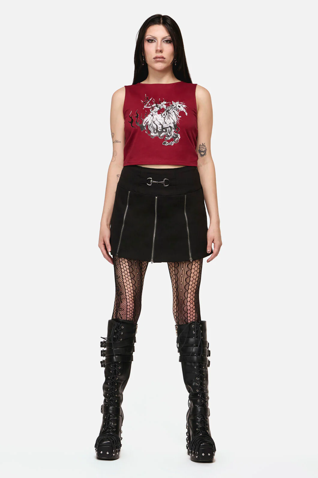 Dystopia Goth Tank Top - Image 6