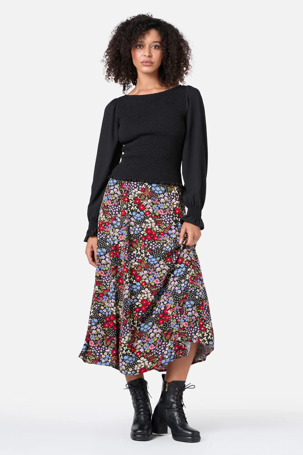 Ebony Shirred Top - Image 2