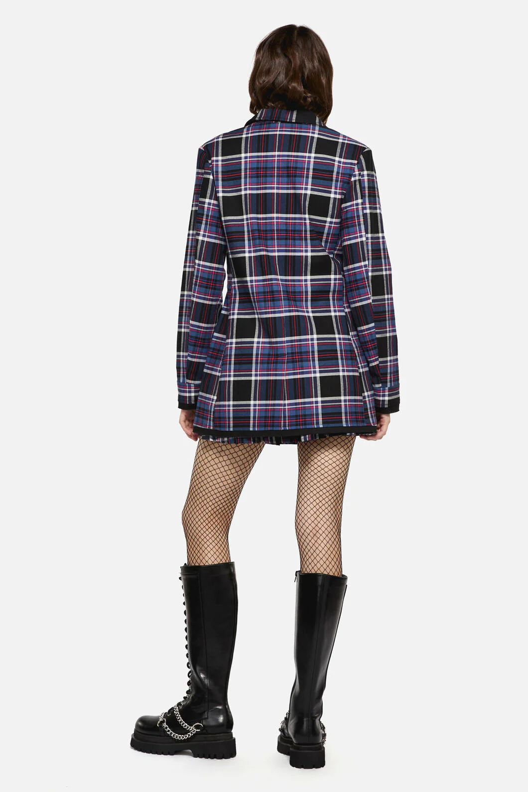 Edgy Tartan Jacket - Image 4