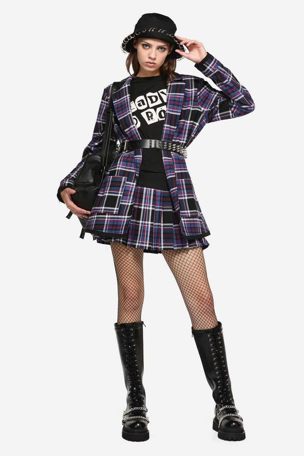 Edgy Tartan Jacket - Image 5