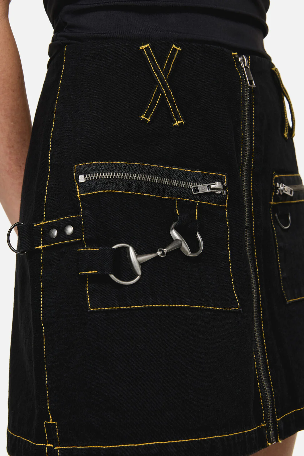 Electric Punk Trim Skort - Image 6