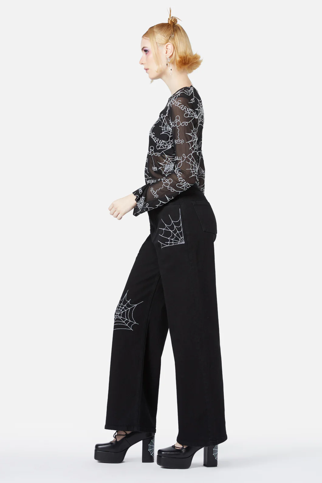 Elm Embroidery Jeans - Image 3