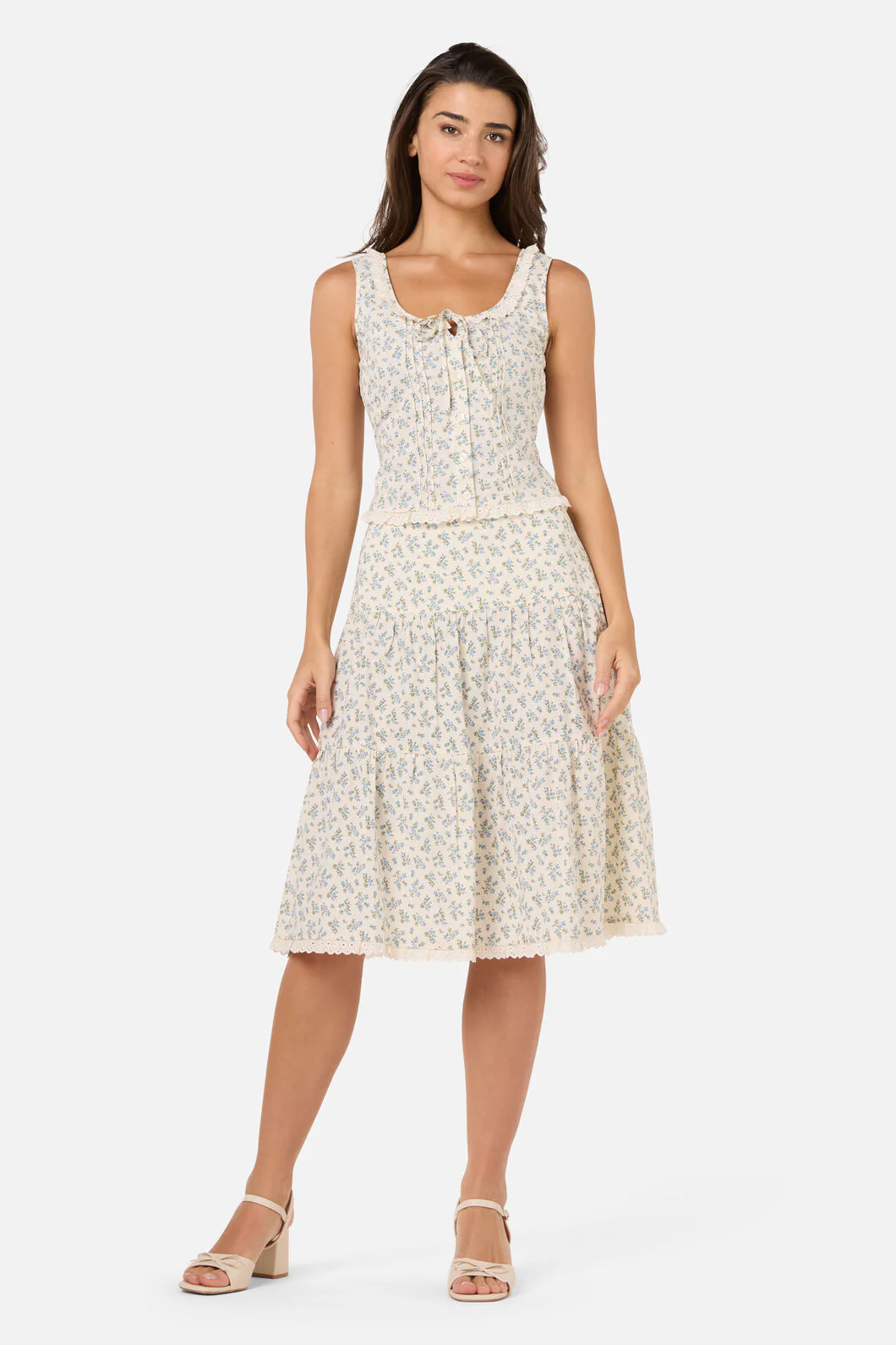 Elodie Ditsy Corset Top