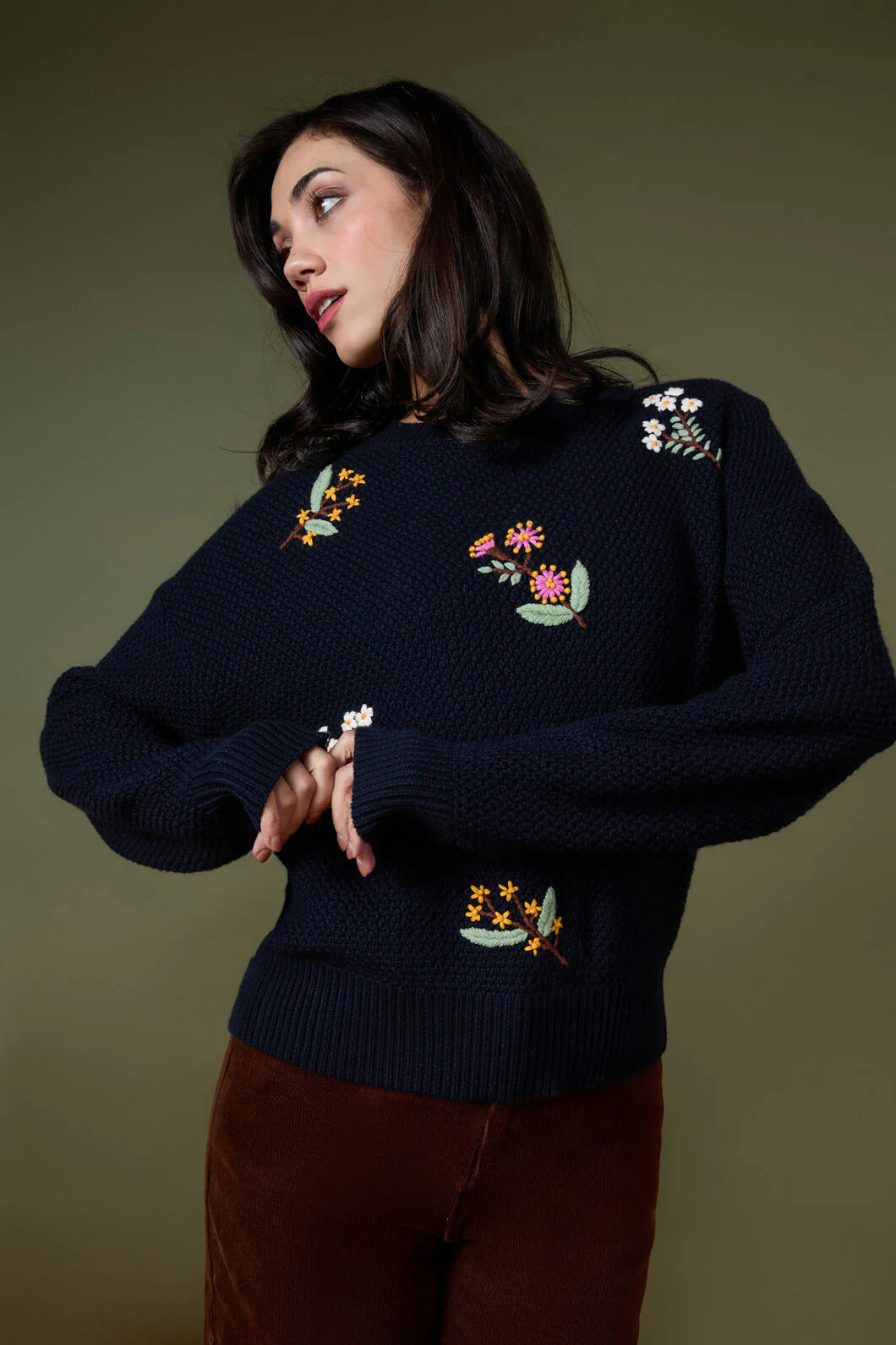 Elsie Embroidered Jumper - Image 7