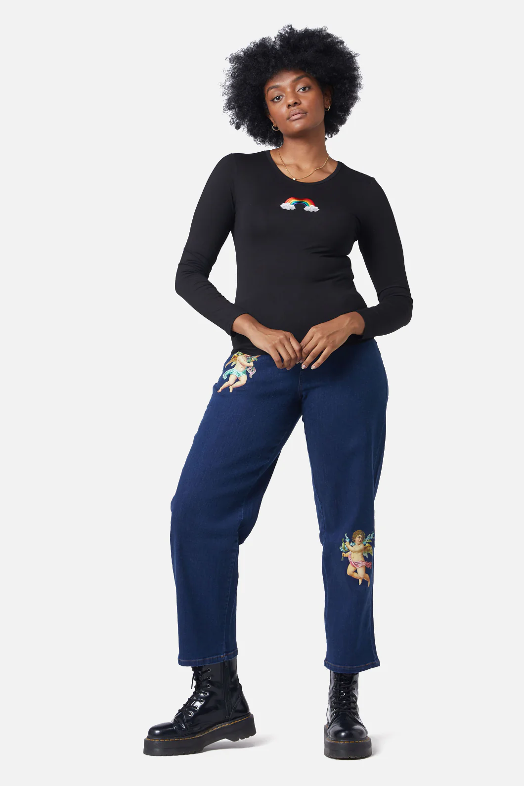 Embroidered Rainbow Top - Image 2