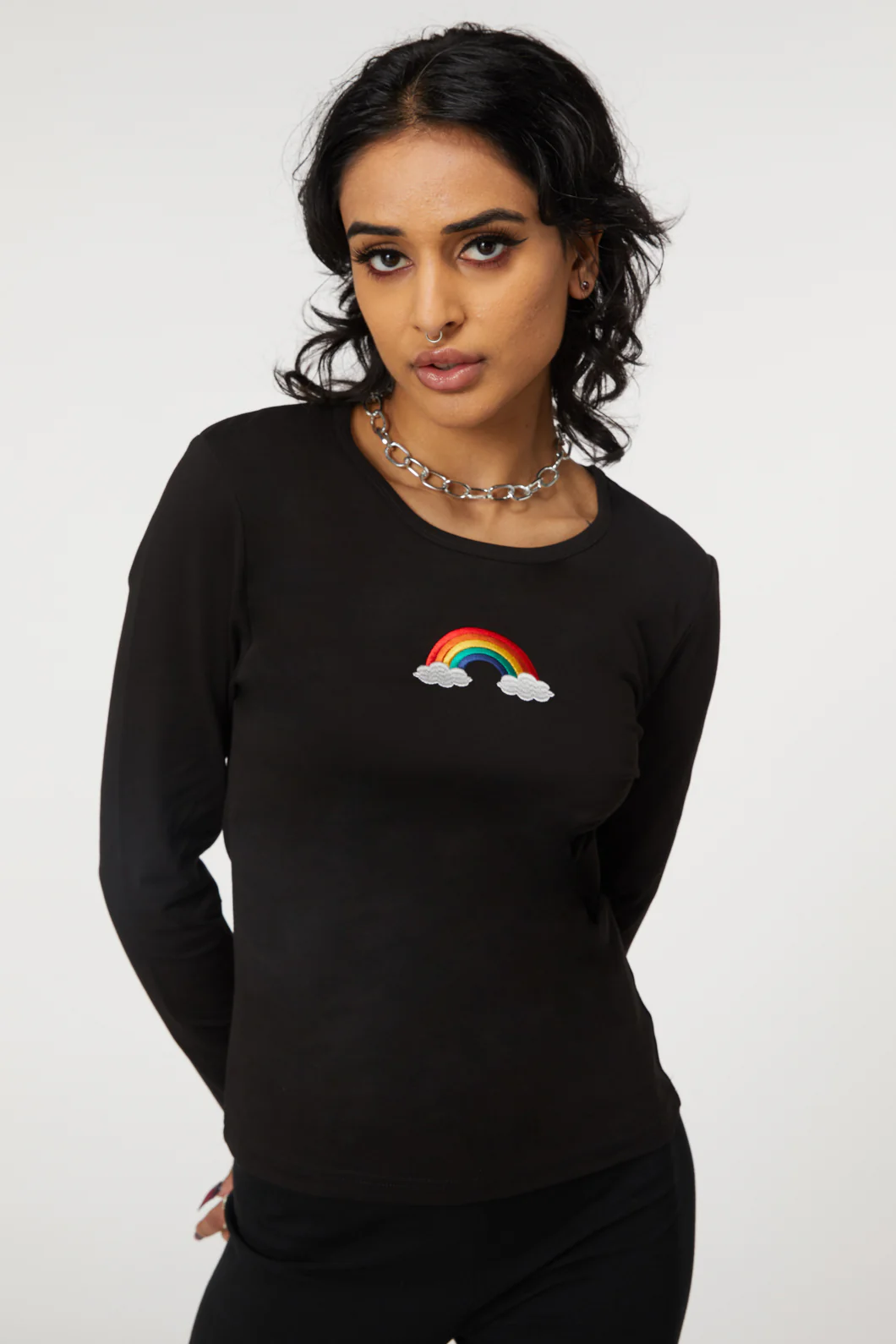Embroidered Rainbow Top - Image 7