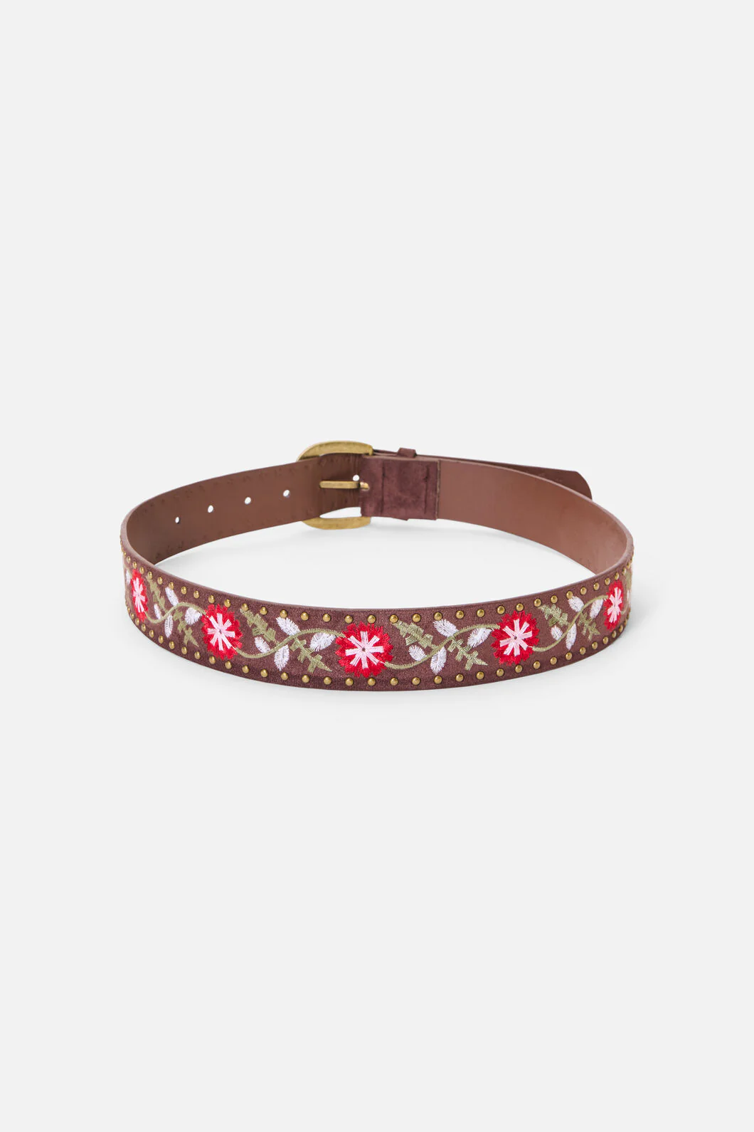 Embroidered Velvet Belt - Image 2