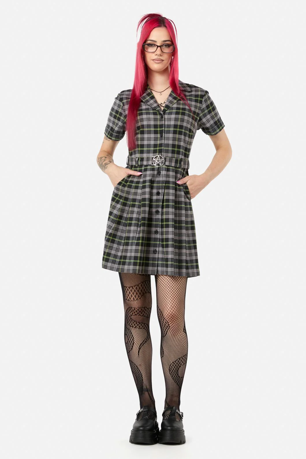 Encounter Tartan Dress - Image 2
