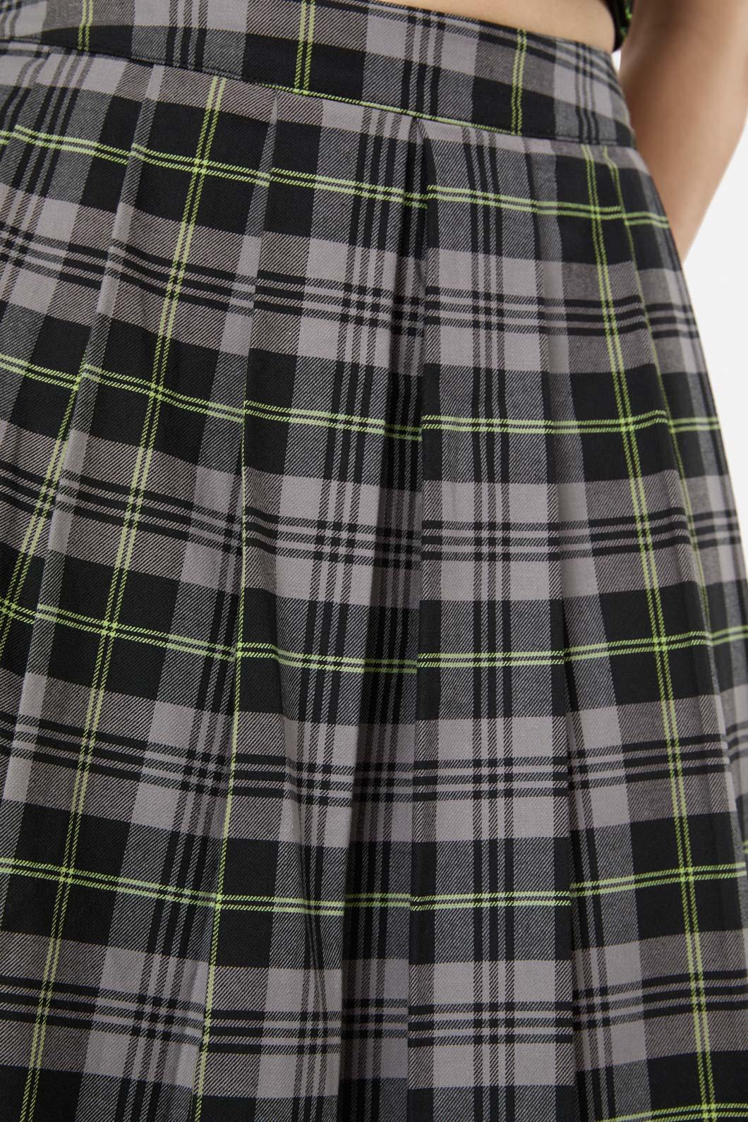 Encounter Tartan Midi Skirt - Image 10