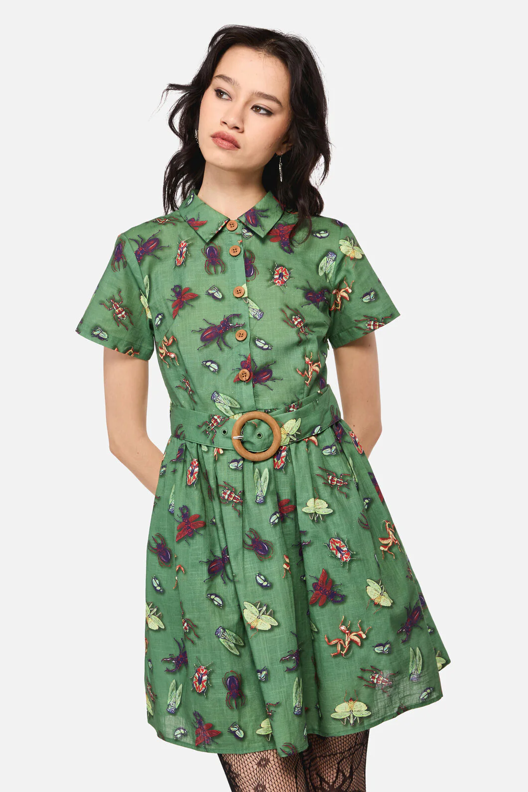 Entomology Print Dress - Image 4